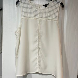 Banana Republic Ivory/Cream Sleeveless Top, size XL